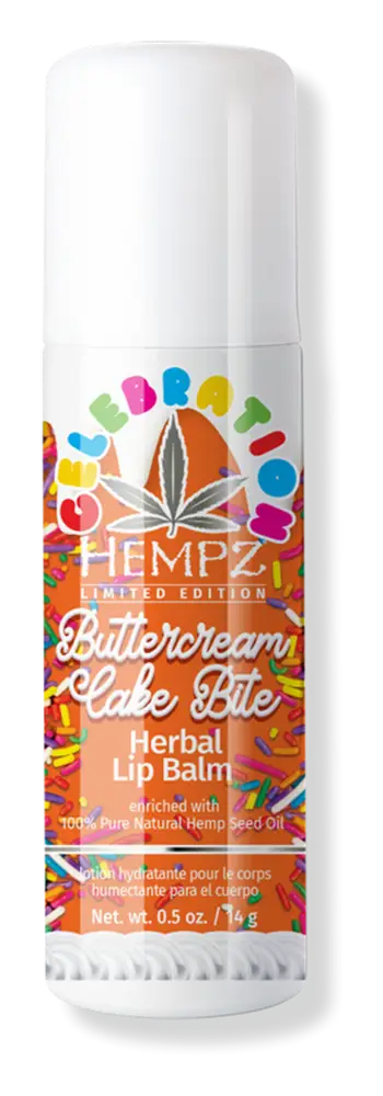 Hempz Buttercream Cake Bite Herbal Lip Balm