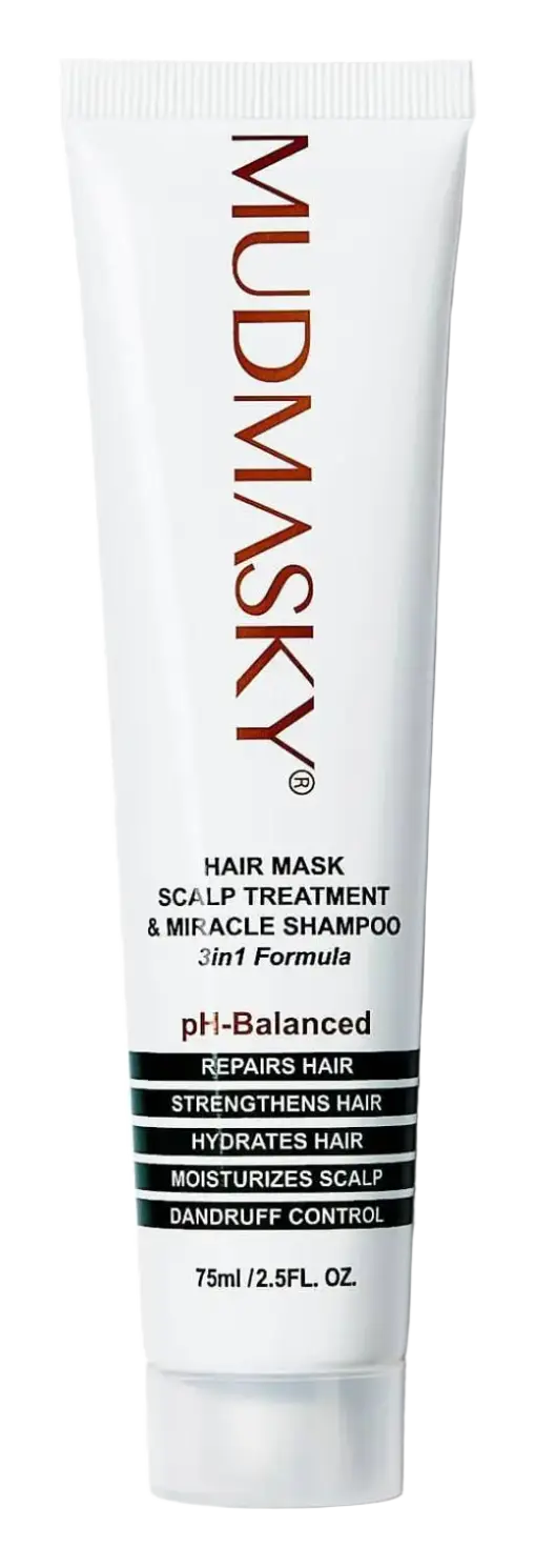 MUDMASKY Hair Mask Scalp Treatment & Miracle Shampoo 3in1