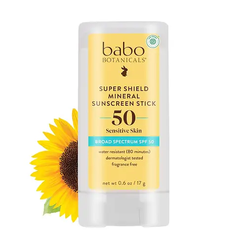 babo botanicals Super Shield Mineral Sunscreen Stick SPF 50