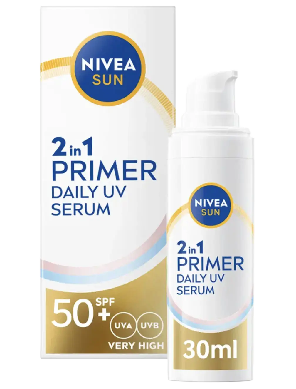 Nivea 2 In 1 Primer Daily UV Serum SPF 50+ UK