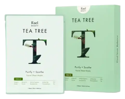 Rael Facial Sheet Masks Tea Tree