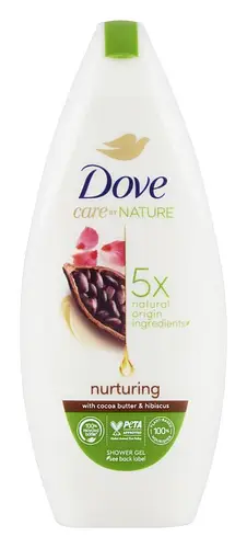 Dove Care By Nature Nurturing Cocoa Butter & Hibiscus Shower Gel