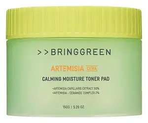 Bring Green Artemisia Cera Calming Moisture Toner Pad