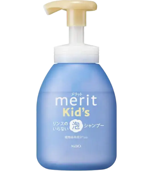 Kao Merit Kid's Rinse In Foaming Shampoo