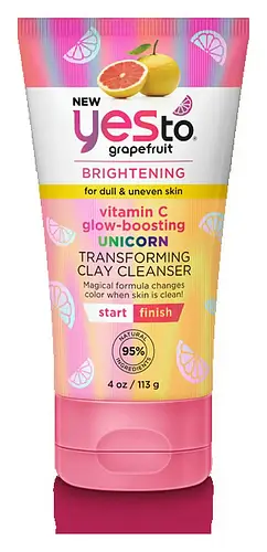Yes To Grapefruit Vitamin C Glow-Boosting Unicorn Transforming Clay Cleanser