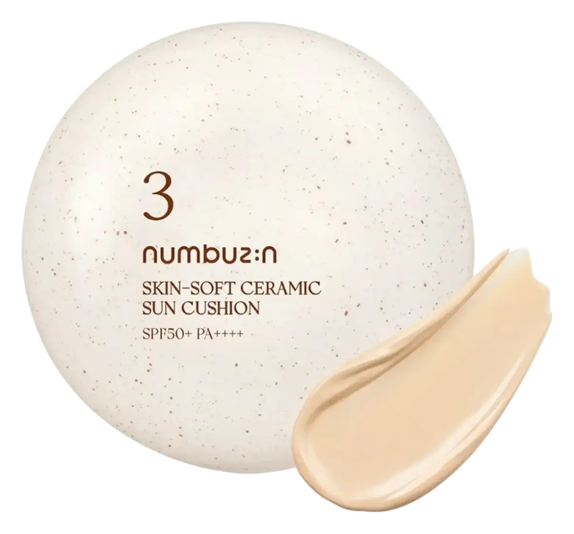 Numbuzin No.3 Skin-Soft Ceramic Sun Cushion SPF 50+ PA++++