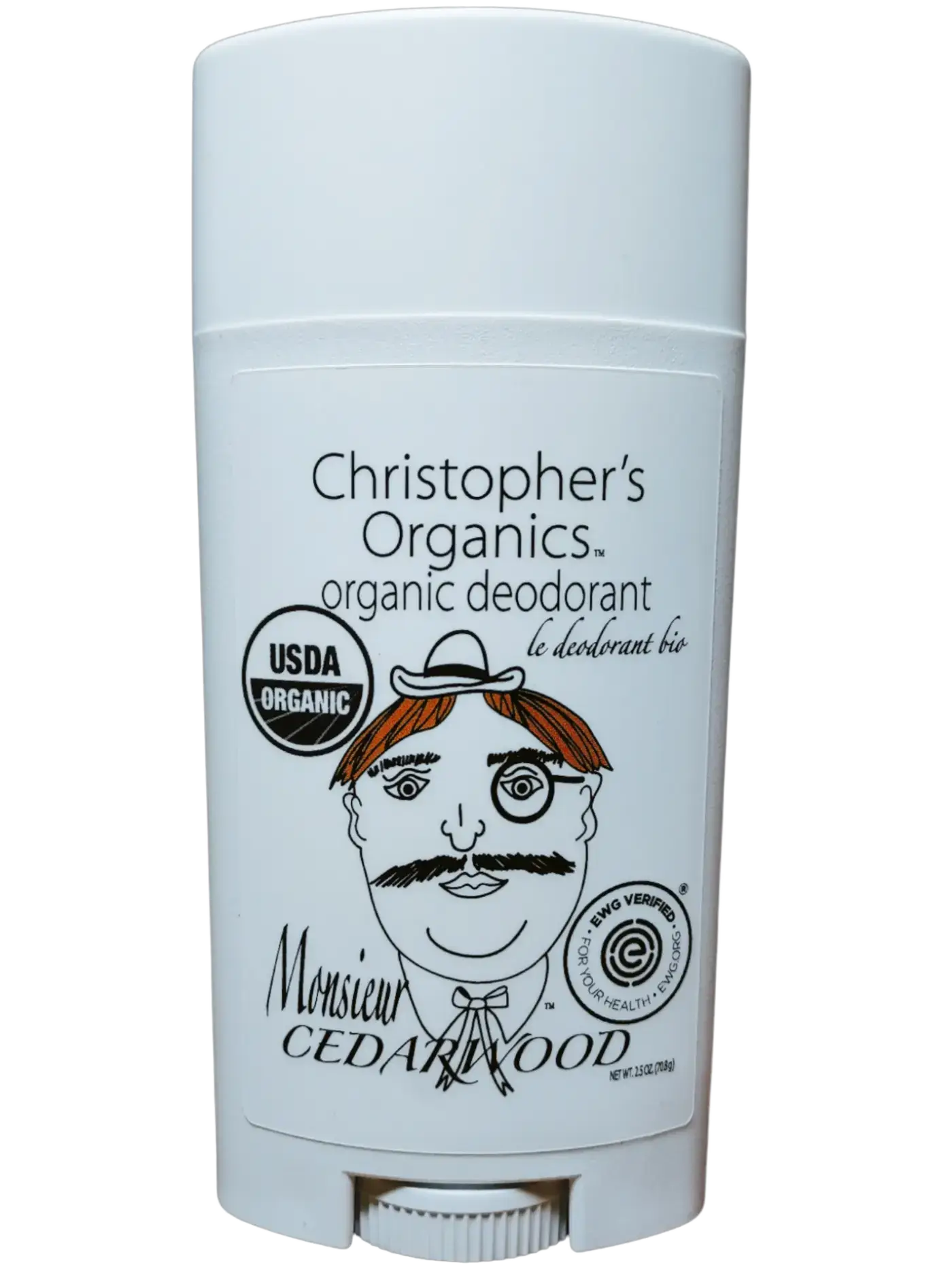 Christopher's Organics Monsieur Cedarwood Organic Deodorant
