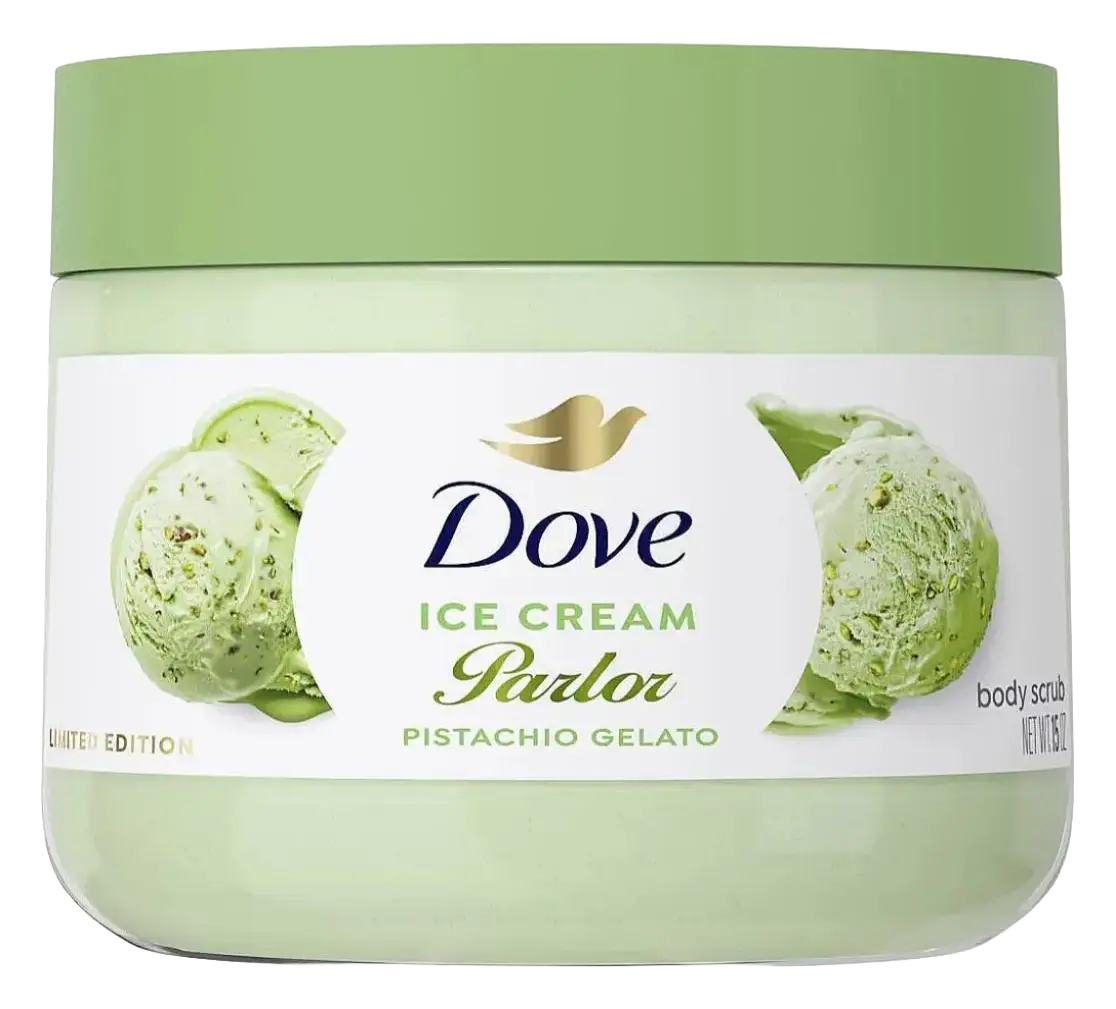 Dove Ice Cream Parlor Body Scrub Pistachio Gelato