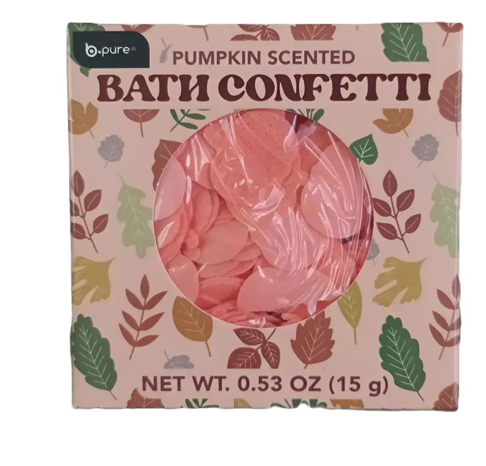 B-Pure Bath Confetti Pumpkin