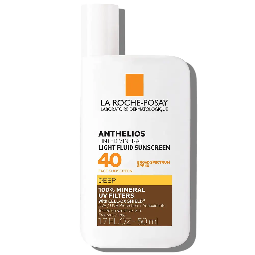 La Roche-Posay Anthelios Tinted Mineral Light Fluid Sunscreen SPF 40 Deep