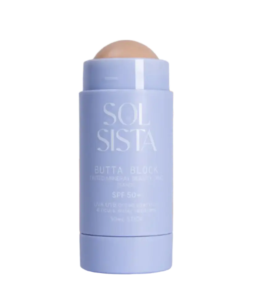 Sol Sista Butta Block Mineral Tinted SPF 50+ Sunscreen Sand