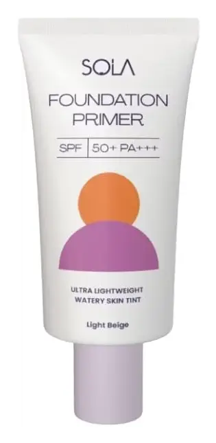 Sola Beauty Foundation Primer SPF 50+ Light Beige