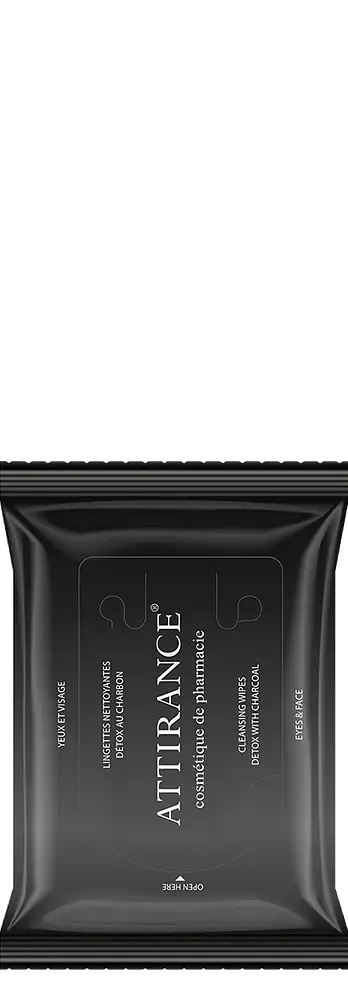 Attirance Cleansing Wipe Detox With Charcoal