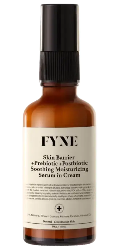 Fyne Skin Barrier +Prebiotic +Postbiotic Soothing Moisturizing Serum In Cream