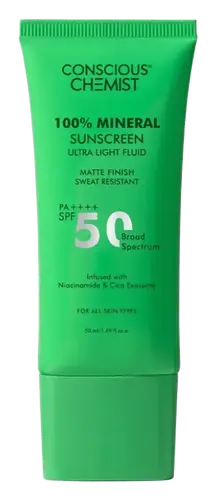 Conscious Chemist 100% Mineral Sunscreen SPF 50 PA++++