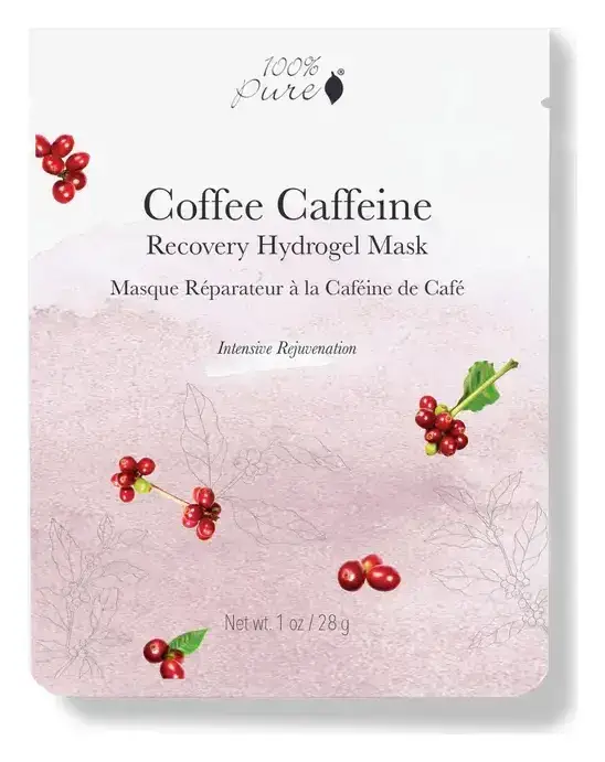 100% Pure Hydrogel Mask Coffee Caffeine Recovery
