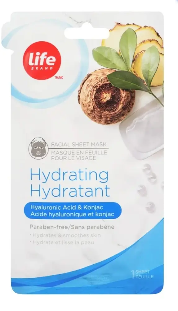 Life Sheet Mask Hydrating Hyaluronic Acid and Konjac