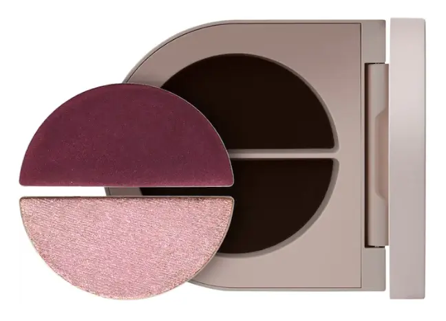 Rose Inc Satin & Shimmer Duet Powder & Cream Eyeshadow Satin Plum/Lavender Shimmer