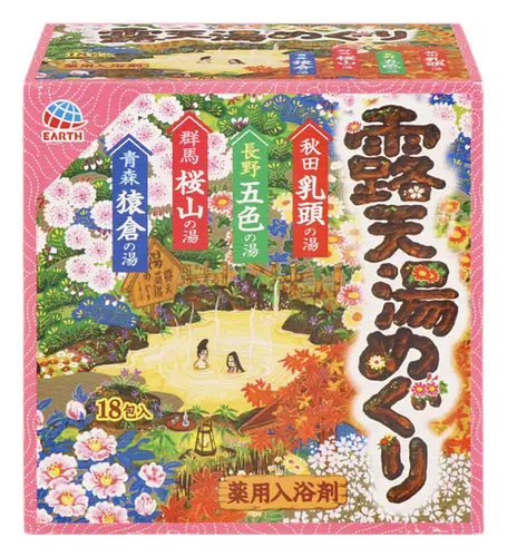 Earth Rotenyu Meguri Bath Powder
