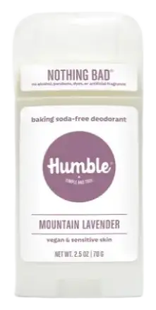 Humble Brands Vegan & Sensitive Skin Deodorant Mountain Lavender