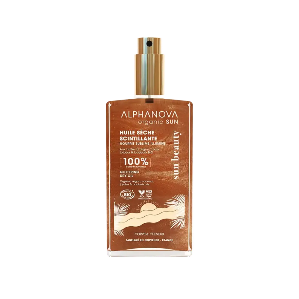Alphanova Glittering Sun Oil