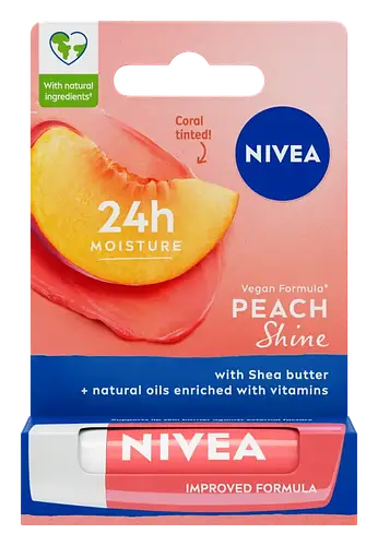 Nivea Peach Shine Lip Balm UK