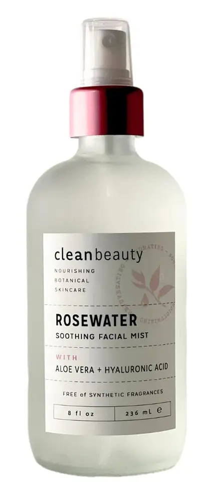 Clean Beauty Rosewater Soothing Facial Mist