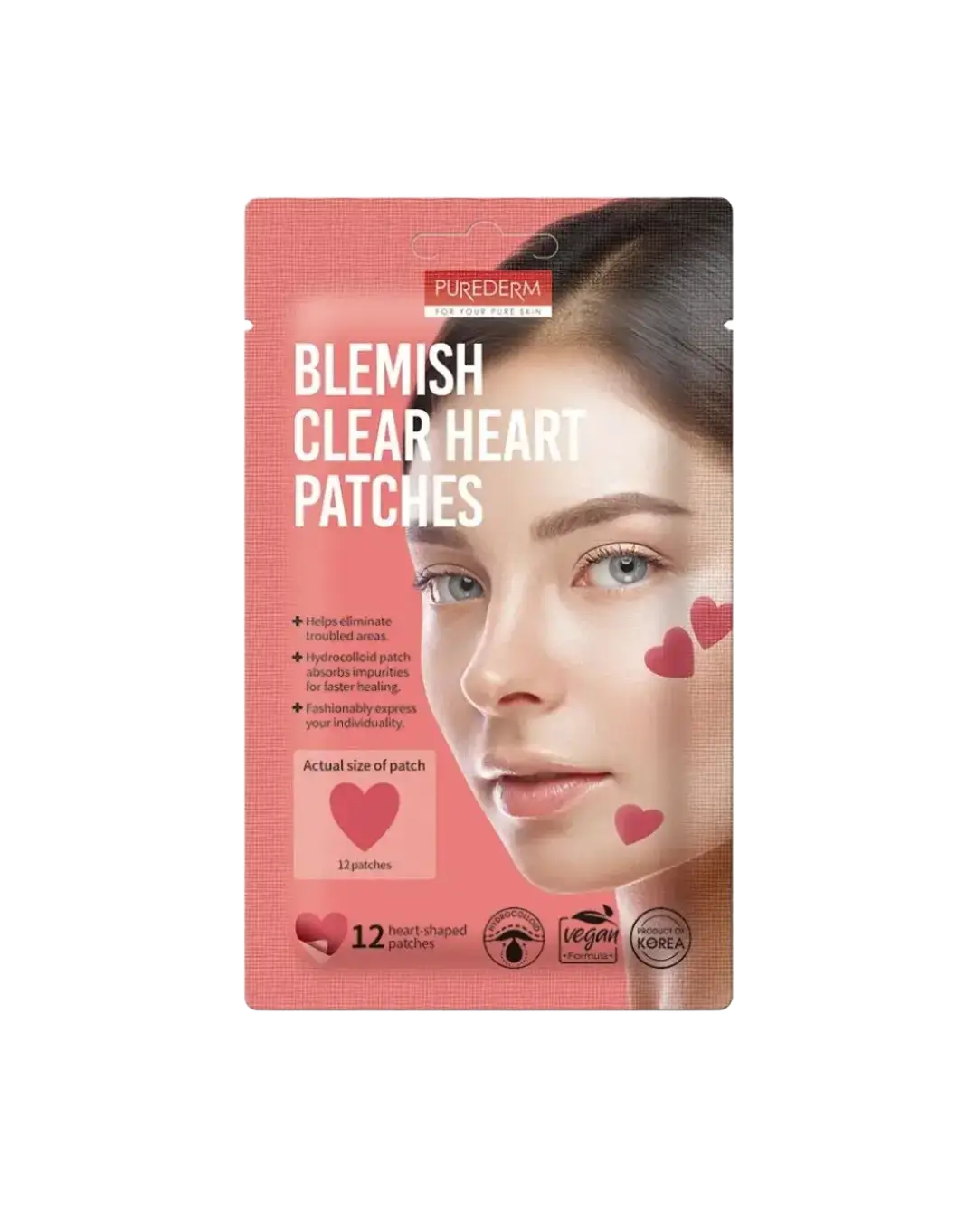 Purederm Blemish Clear Heart Patches