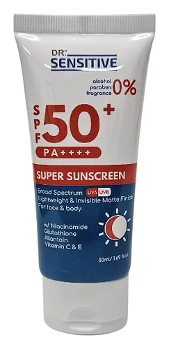 Dr. Sensitive Super Sunscreen SPF50+ PA++++