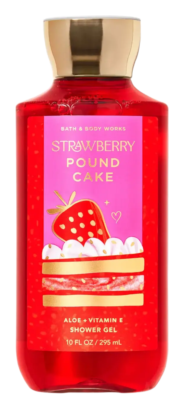 Bath & Body Works Strawberry Pound Cake Shower Gel