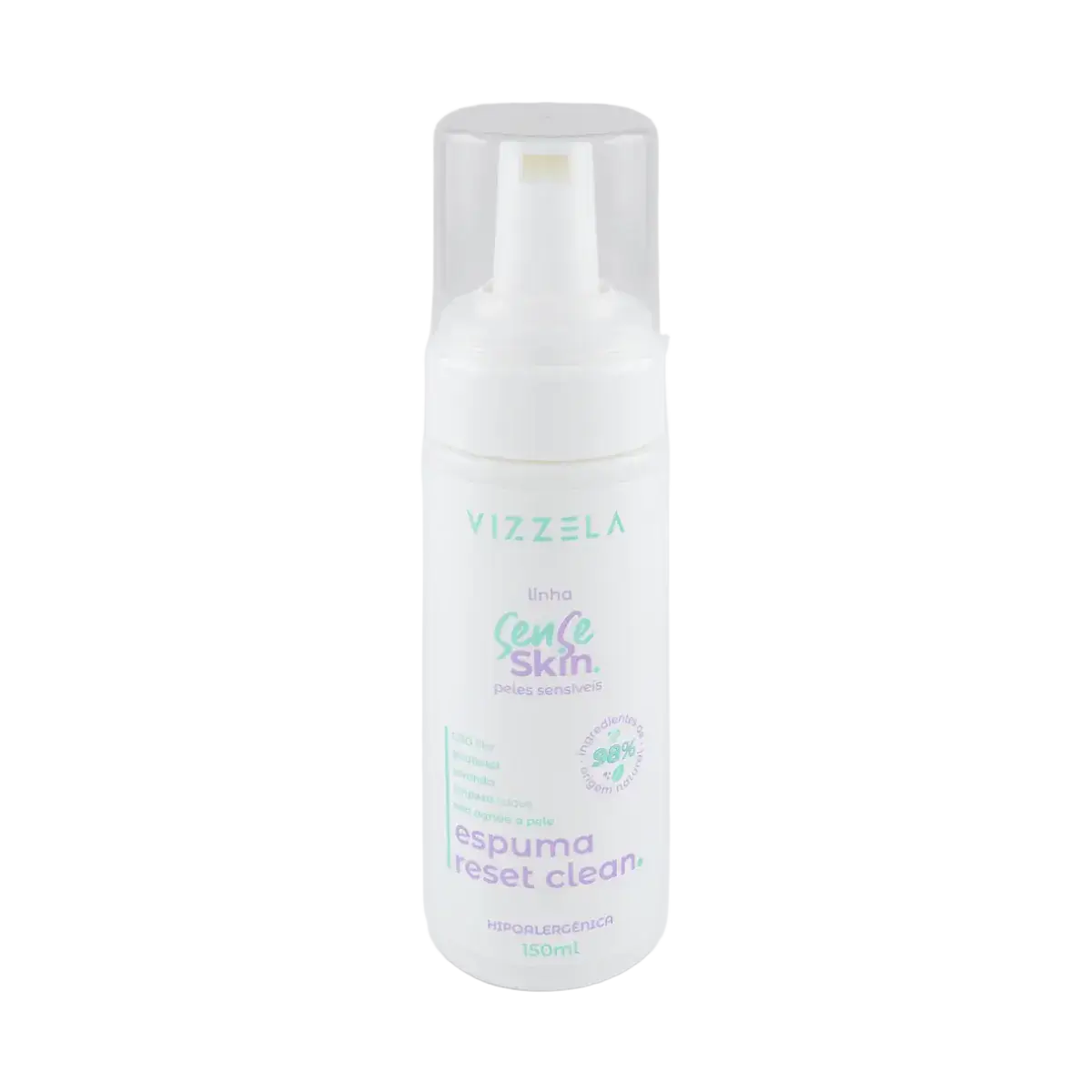 Vizzela Sense Skin  Espuma De Limpeza Reset Clean