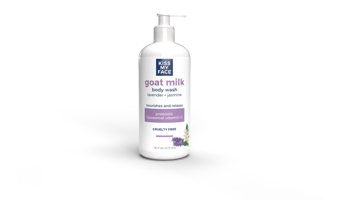 Kiss My Face Goat Milk Body Wash Lavender + Jasmine