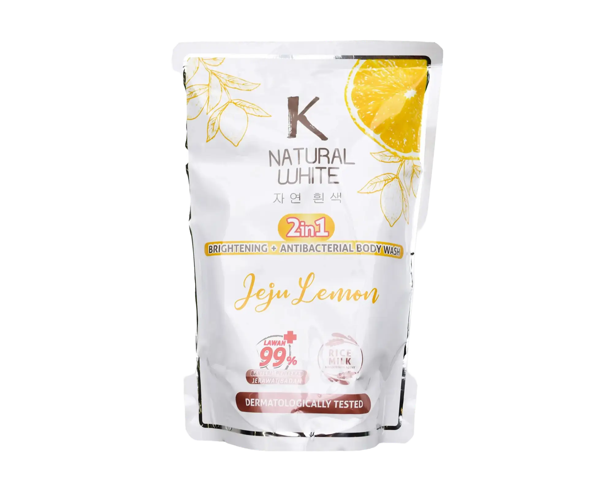 K Natural White Jeju Lemon Body Wash
