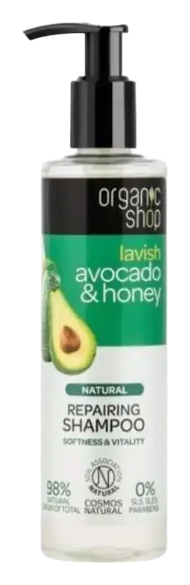 Organic Shop Avocado & Honey Reparing Shampoo