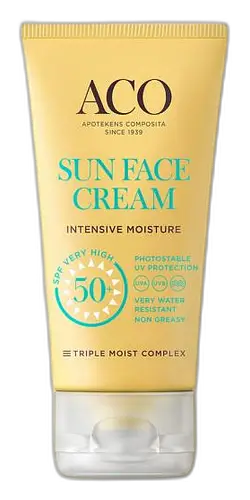 ACO Sun Face Cream Intensive Moisture SPF 50+