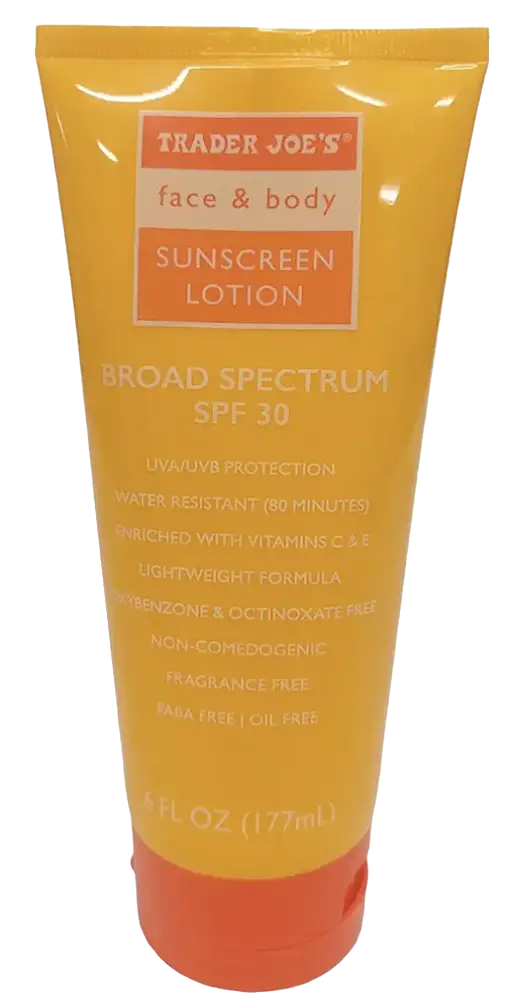 Trader Joe's Face & Body Sunscreen Lotion SPF 30