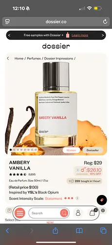 Dossier Ambery Vanilla