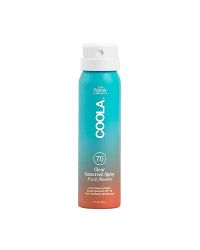 COOLA Clear Sunscreen Spray SPF 50 Peach Blossom