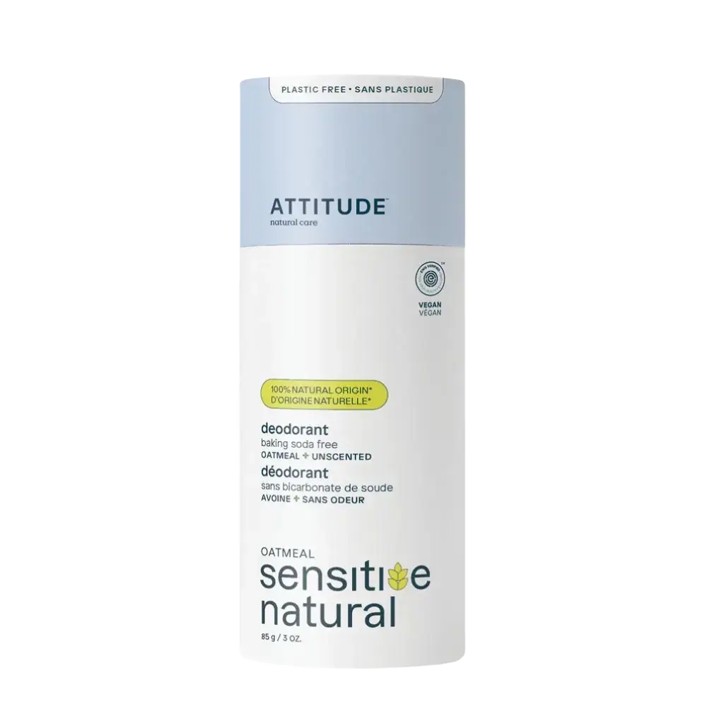 ATTITUDE Sensitive Natural Baking Soda-Free Deodorant Unscented