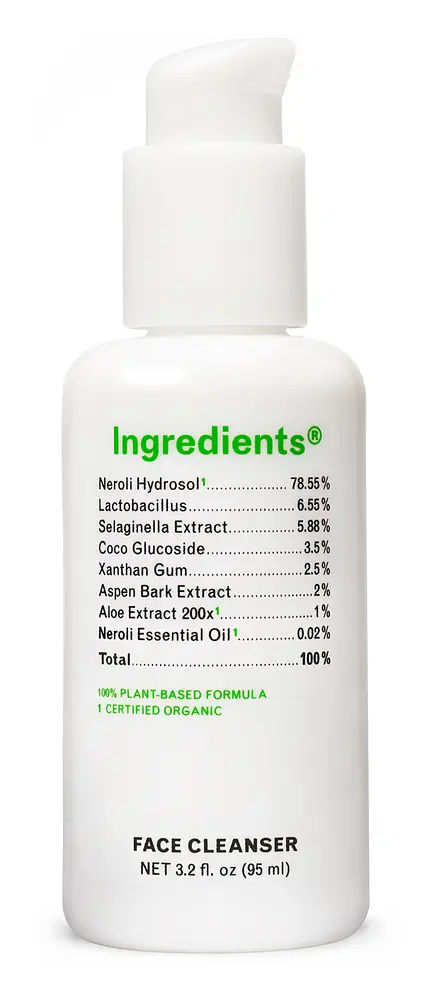 Ingredients Neroli Face Cleanser