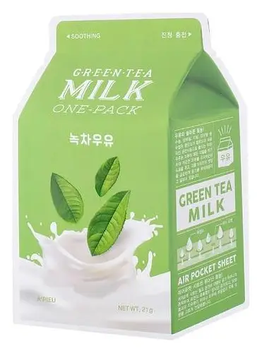 A'Pieu Milk Sheet Mask Green Tea