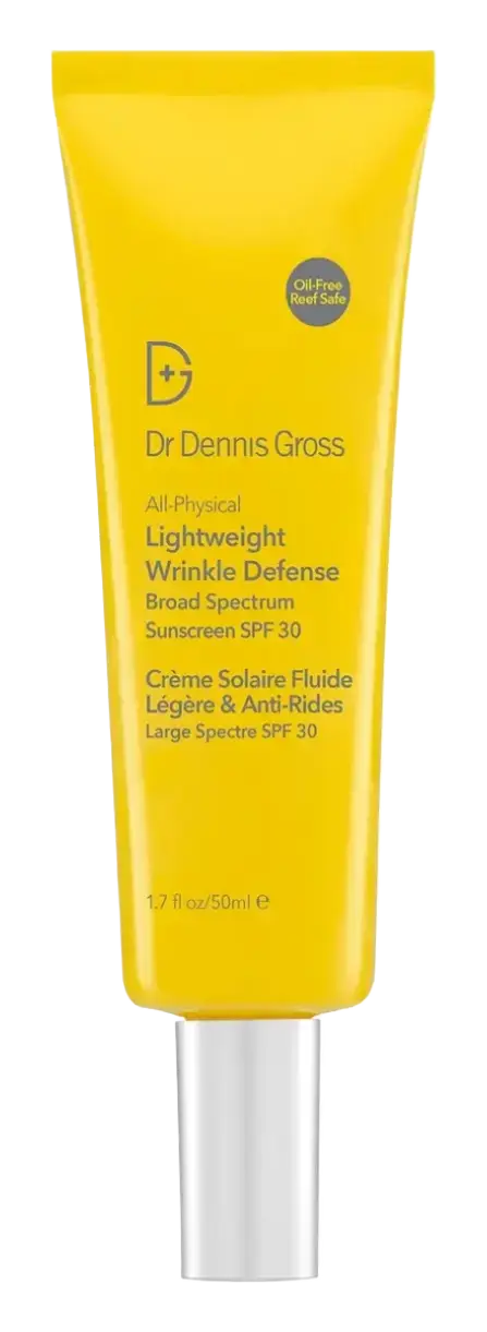 Dr. Dennis Gross Skincare All-Physical Lightweight Wrinkle Defense Broad Spectrum Sunscreen SPF 30