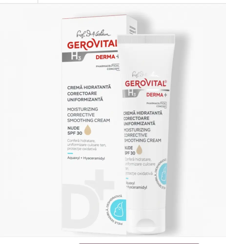 Gerovital Gerovital derma + tinted hydrating cream spf 30