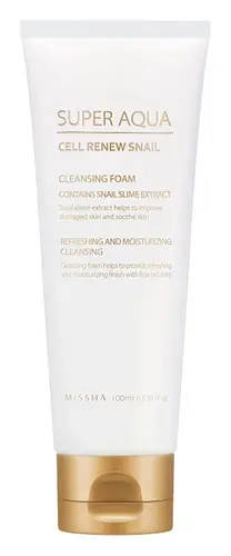 Missha Super Aqua Cell Renew Snail Cleansing Foam