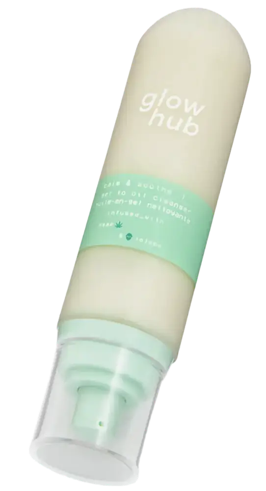 Glow Hub Beauty Calm and Soothe Gel to Oil Cleanser