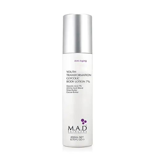 M.A.D Skincare Youth Transformation Glycolic Body Lotion 7%