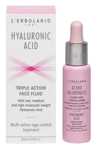 L'Erbolario Hyaluronic Acid Triple Action Face Fluid