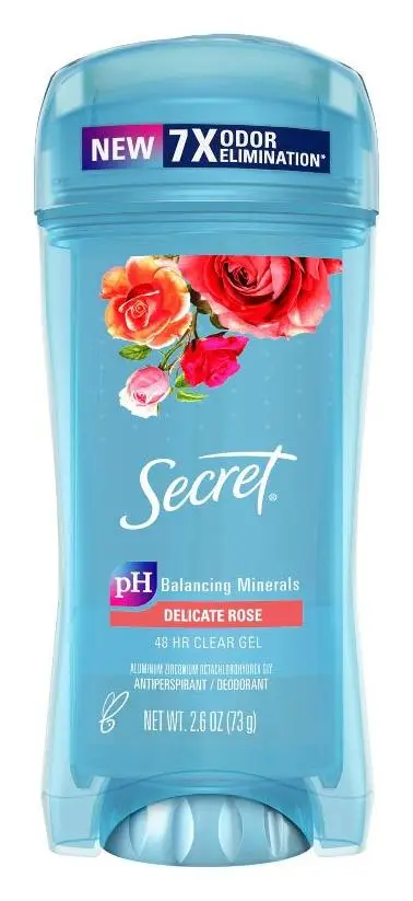 Secret Fresh Clear Gel Antiperspirant Deodorant Delicate Rose