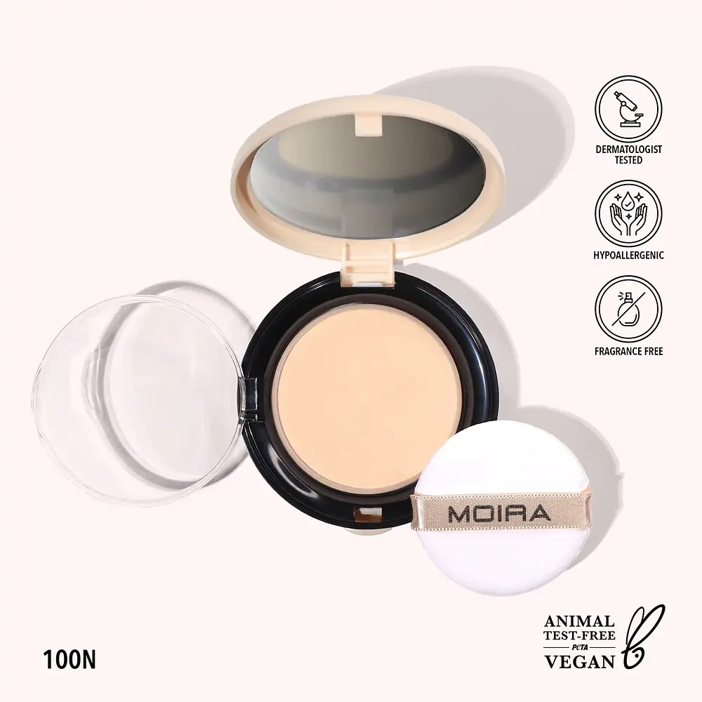 Moira Beauty Complete Wear™ Powder Foundation 100N