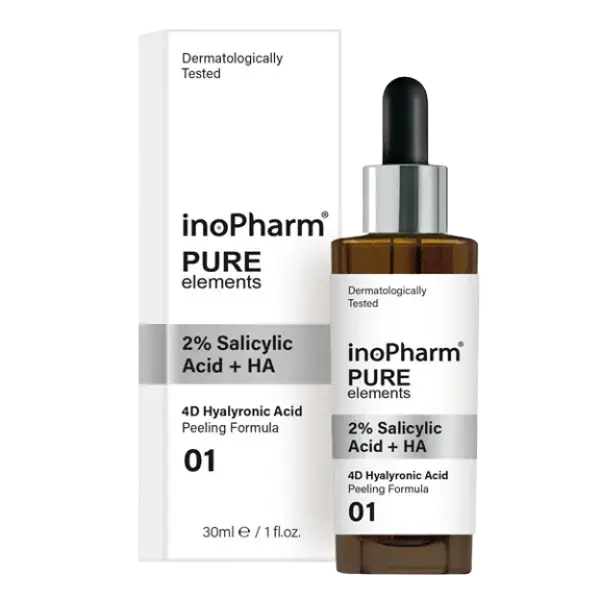 Inopharm Pure Elements 2% Salicylic Acid + HA Peeling Formula